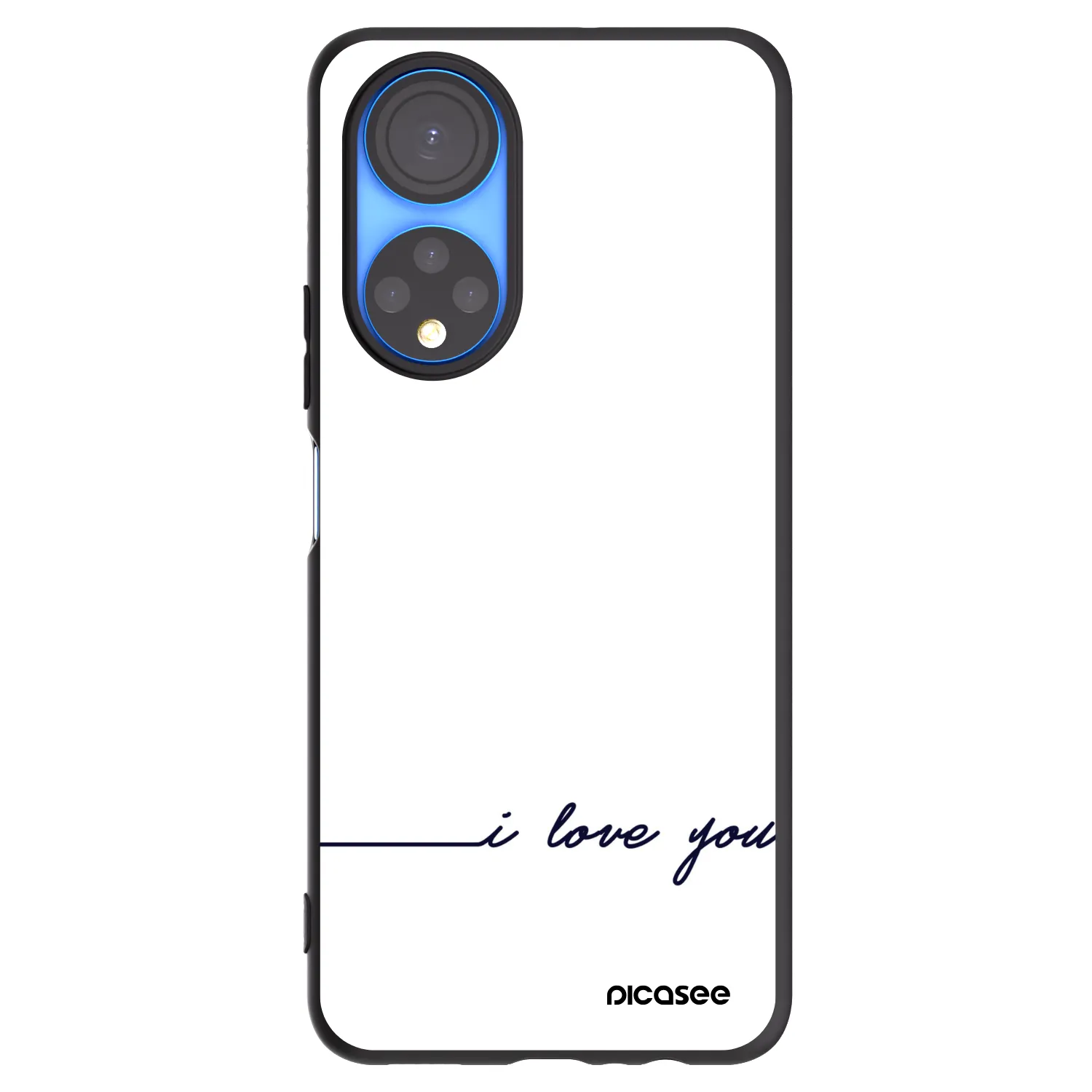 Picasee Honor X7 Hülle - Schwarzes Silikon - Ich liebe dich