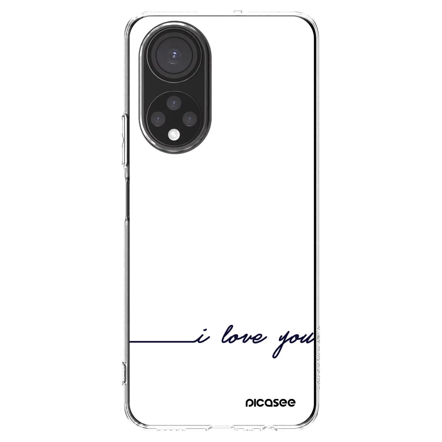Picasee Honor X7 Hülle - Transparentes Silikon - Ich liebe dich