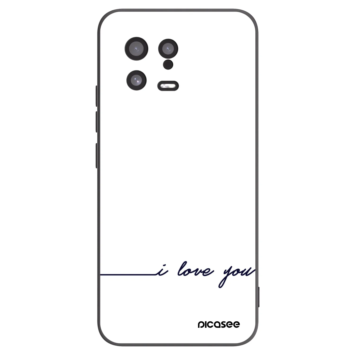 Picasee Xiaomi 13 Hülle - Schwarzes Silikon - Ich liebe dich