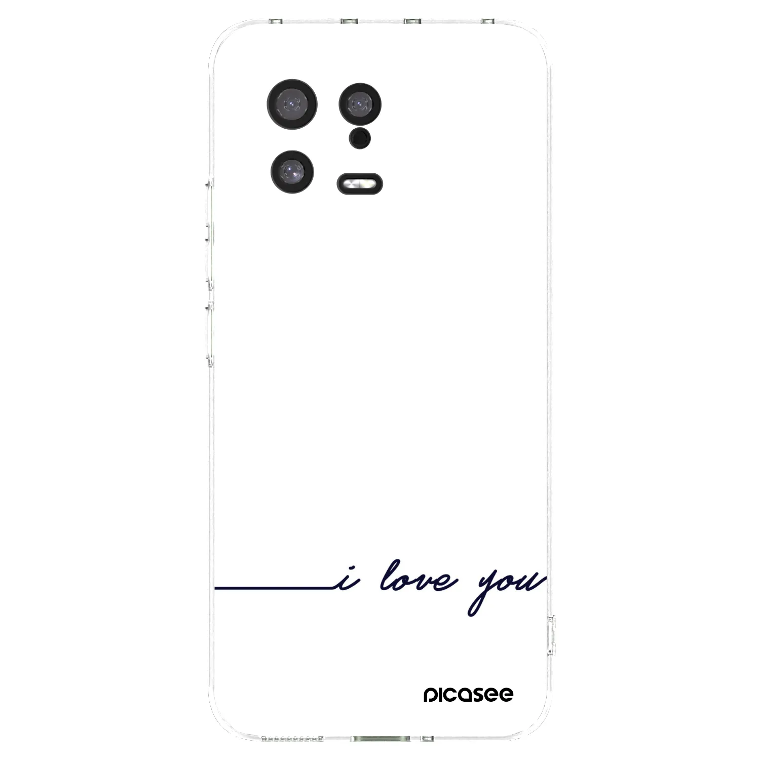 Picasee Xiaomi 13 Hülle - Transparentes Silikon - Ich liebe dich