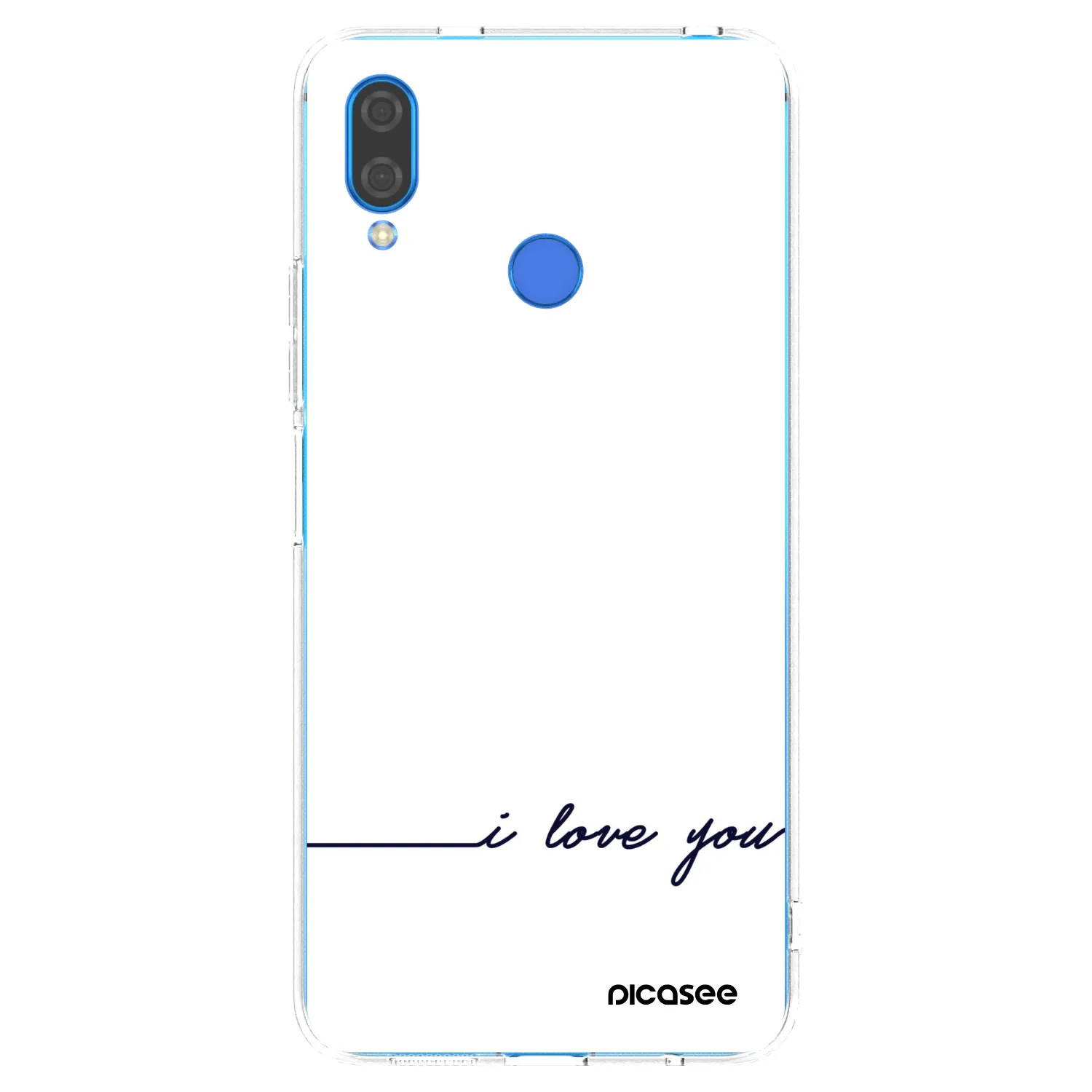 Picasee Huawei Nova 3i Hülle - Transparentes Silikon - Ich liebe dich