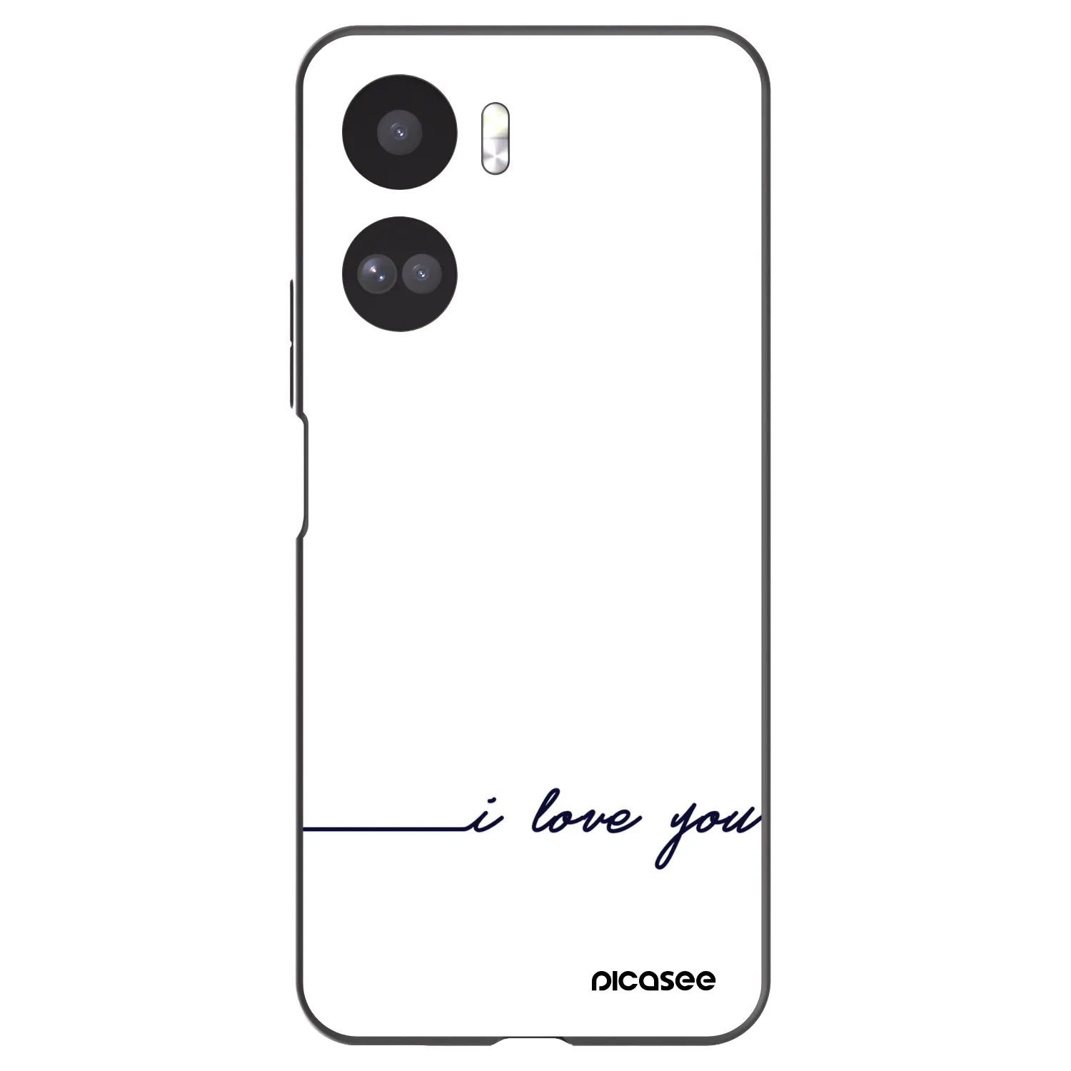 Picasee Honor 90 Lite 5G Hülle - Schwarzes Silikon - Ich liebe dich