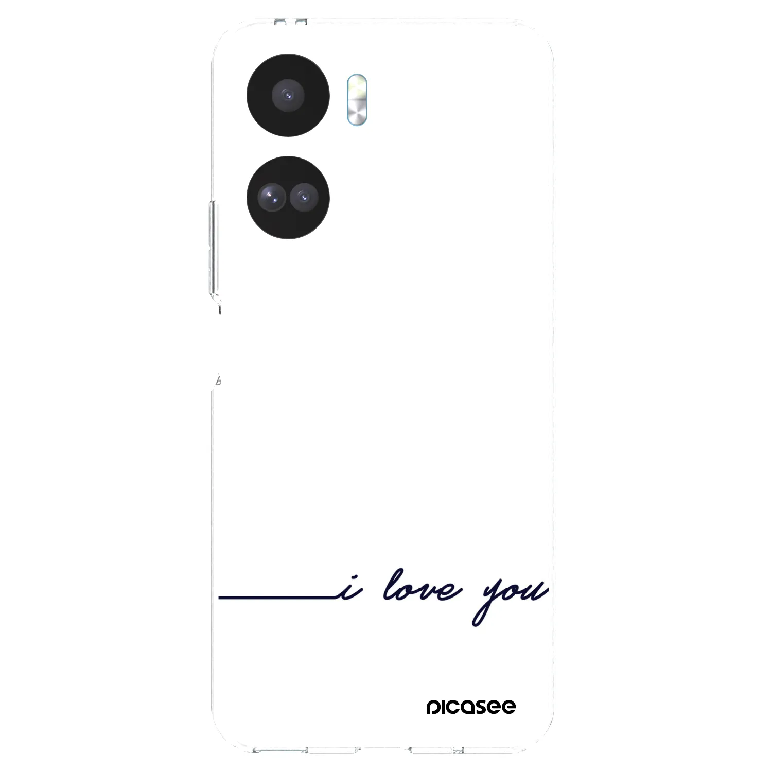 Picasee Honor 90 Lite 5G Hülle - Transparentes Silikon - Ich liebe dich