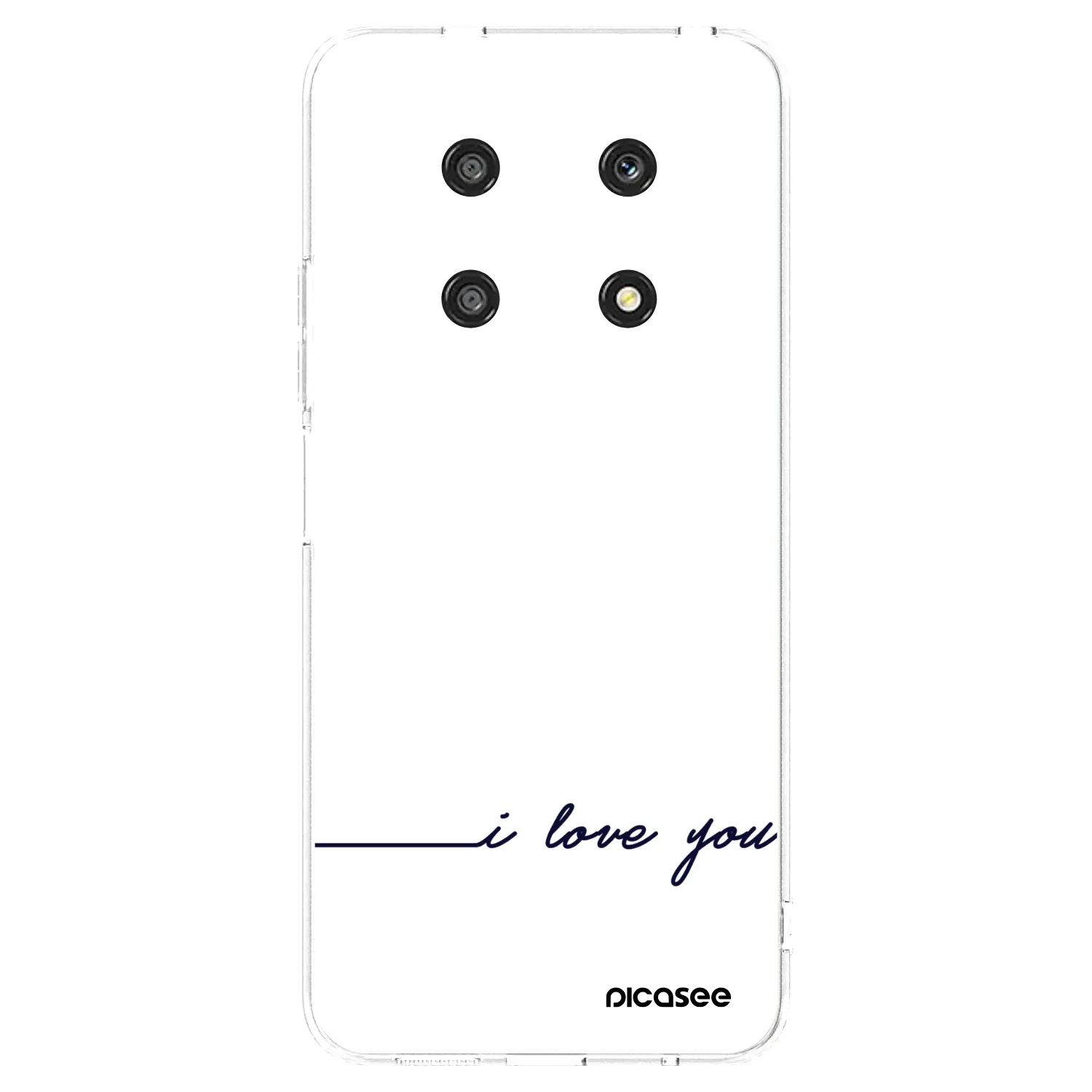 Picasee Honor Magic4 Lite 5G Hülle - Transparentes Silikon - Ich liebe dich