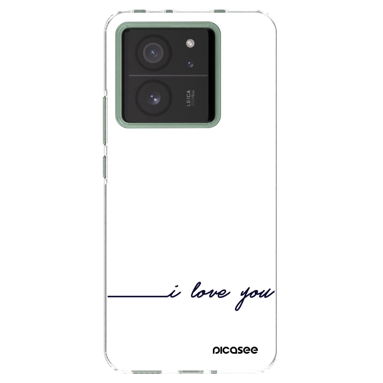 Picasee Xiaomi 13T Hülle - Transparentes Silikon - Ich liebe dich