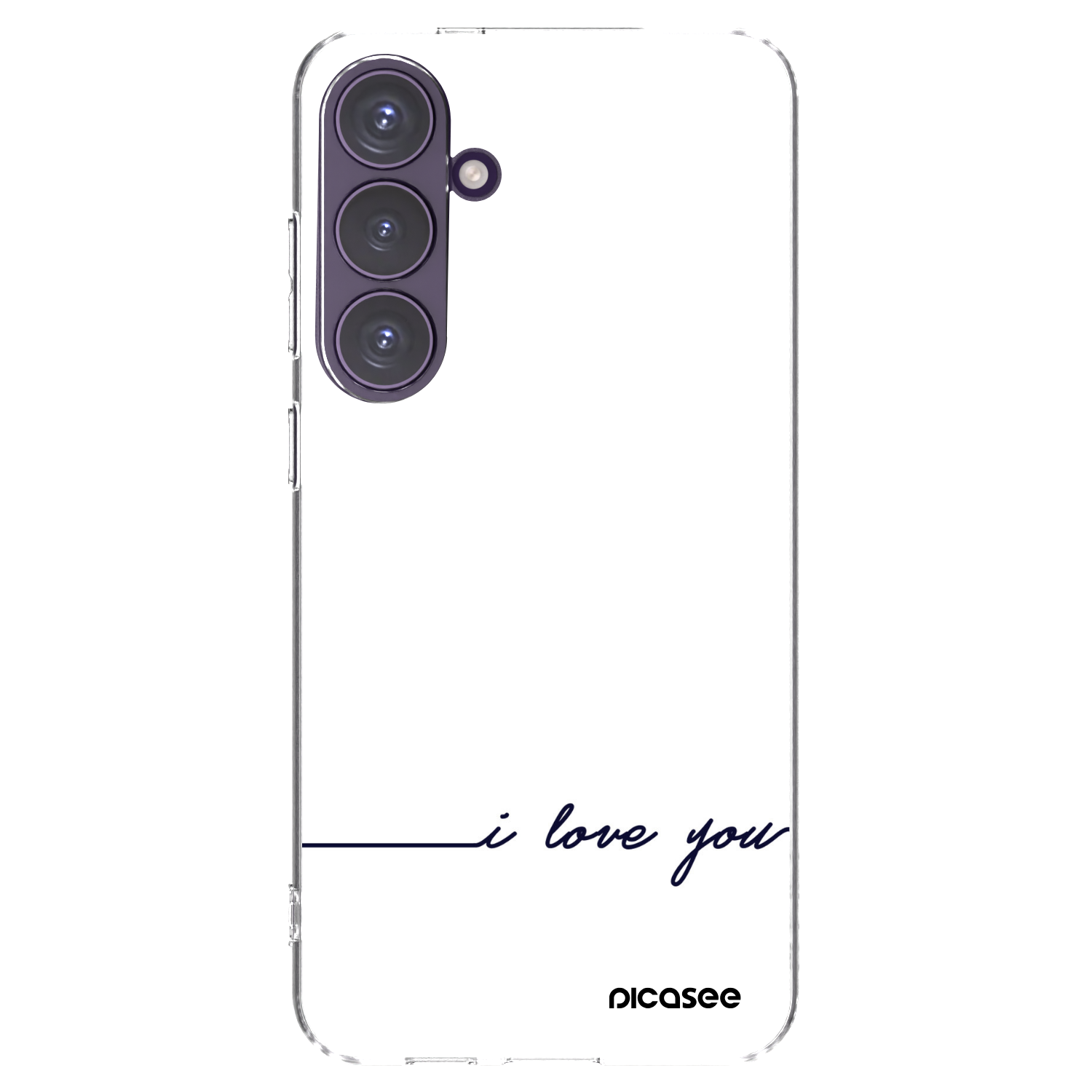 Picasee Samsung Galaxy S24+ S926B 5G Hülle - Transparentes Silikon - Ich liebe dich