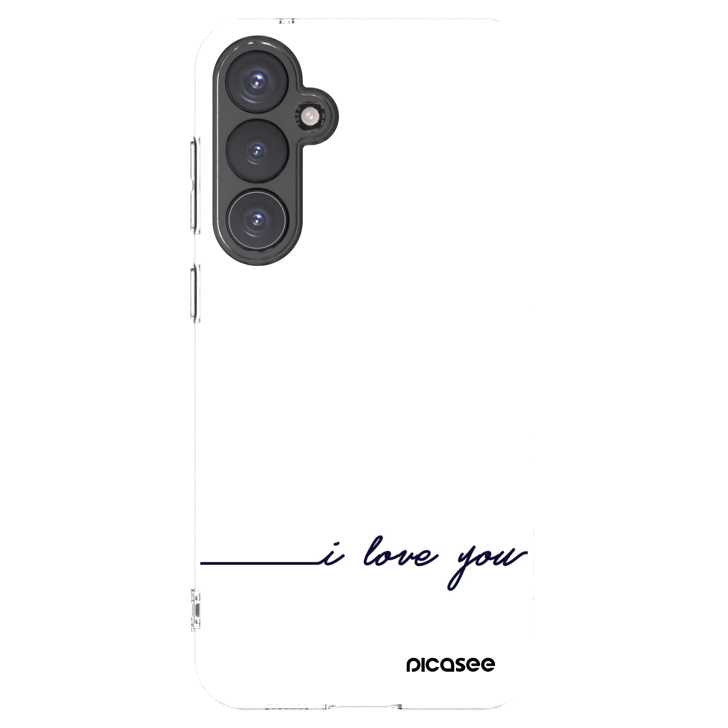 Picasee Samsung Galaxy S23 FE S711B Hülle - Transparentes Silikon - Ich liebe dich