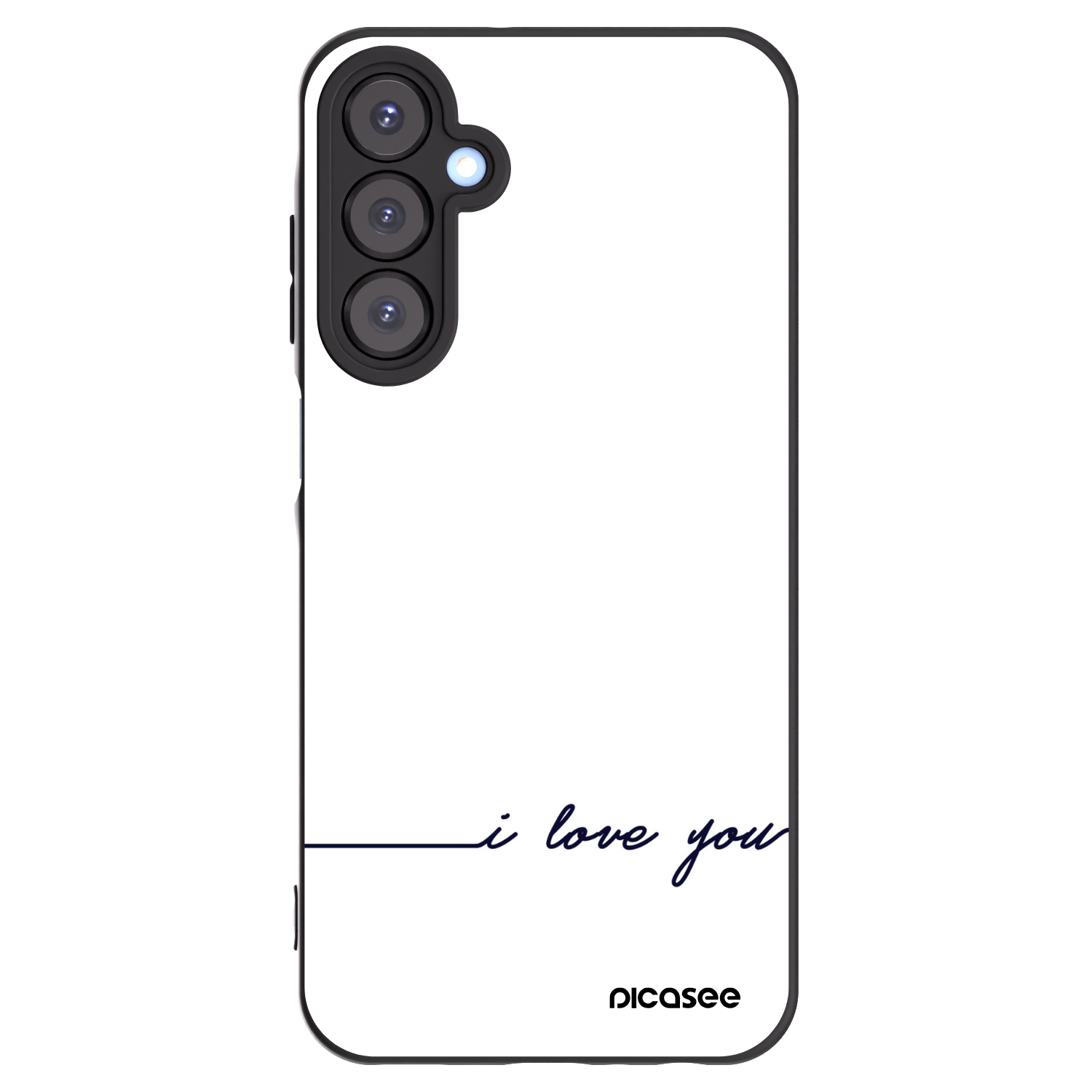 Picasee Samsung Galaxy A25 A256B 5G Hülle - Schwarzes Silikon - Ich liebe dich