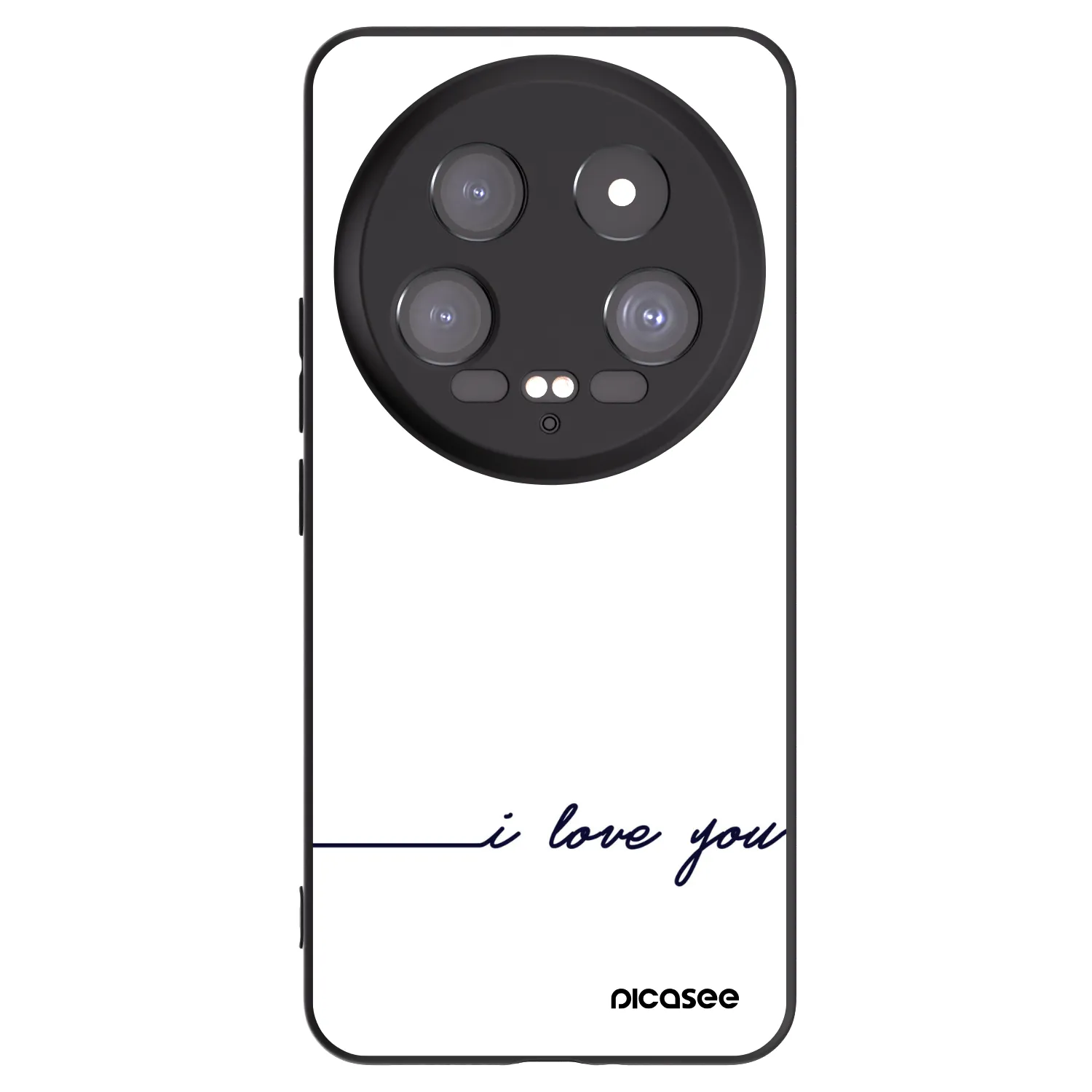 Picasee Xiaomi 14 Ultra Hülle - Schwarzes Silikon - Ich liebe dich