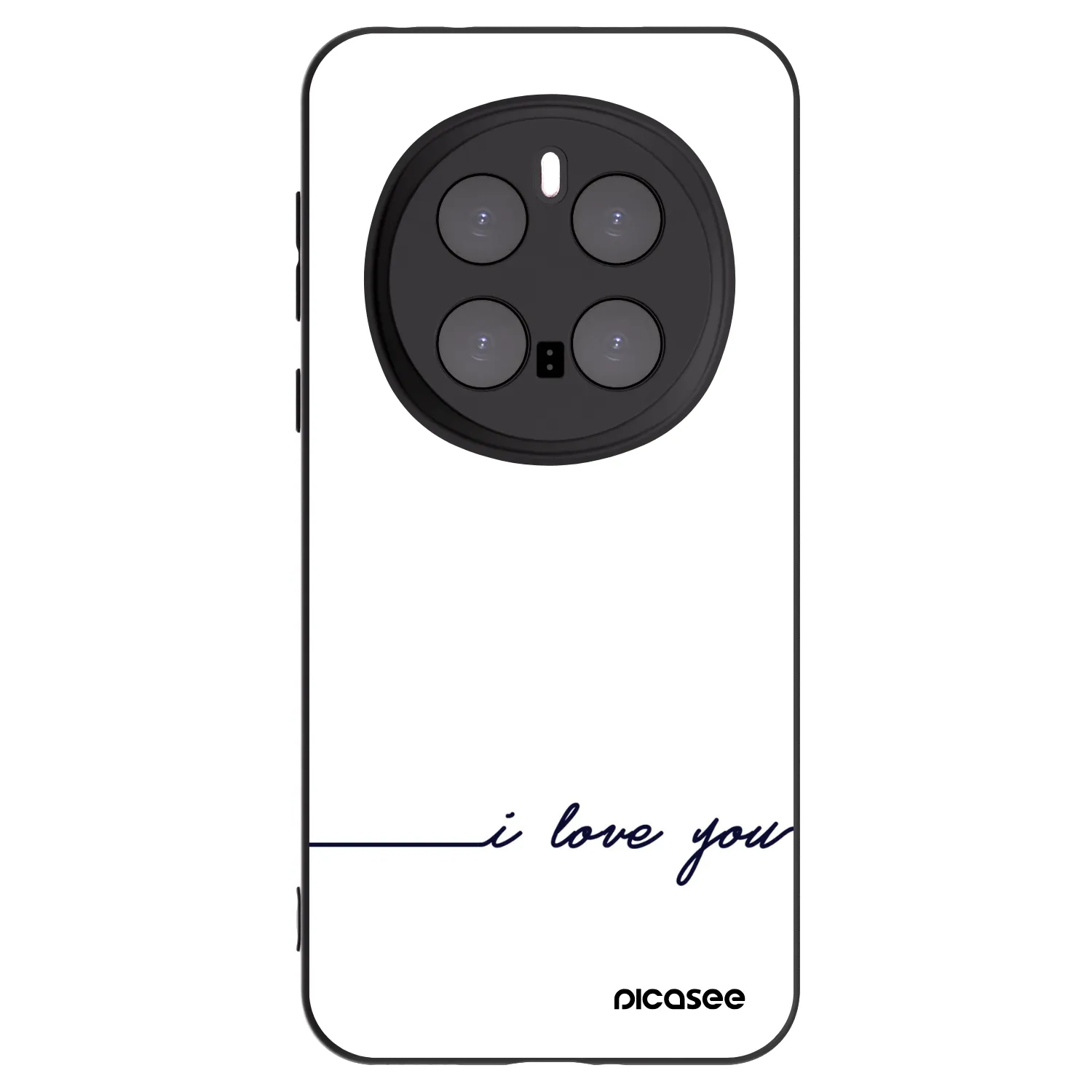 Picasee Honor Magic7 Pro 5G Hülle - Schwarzes Silikon - Ich liebe dich