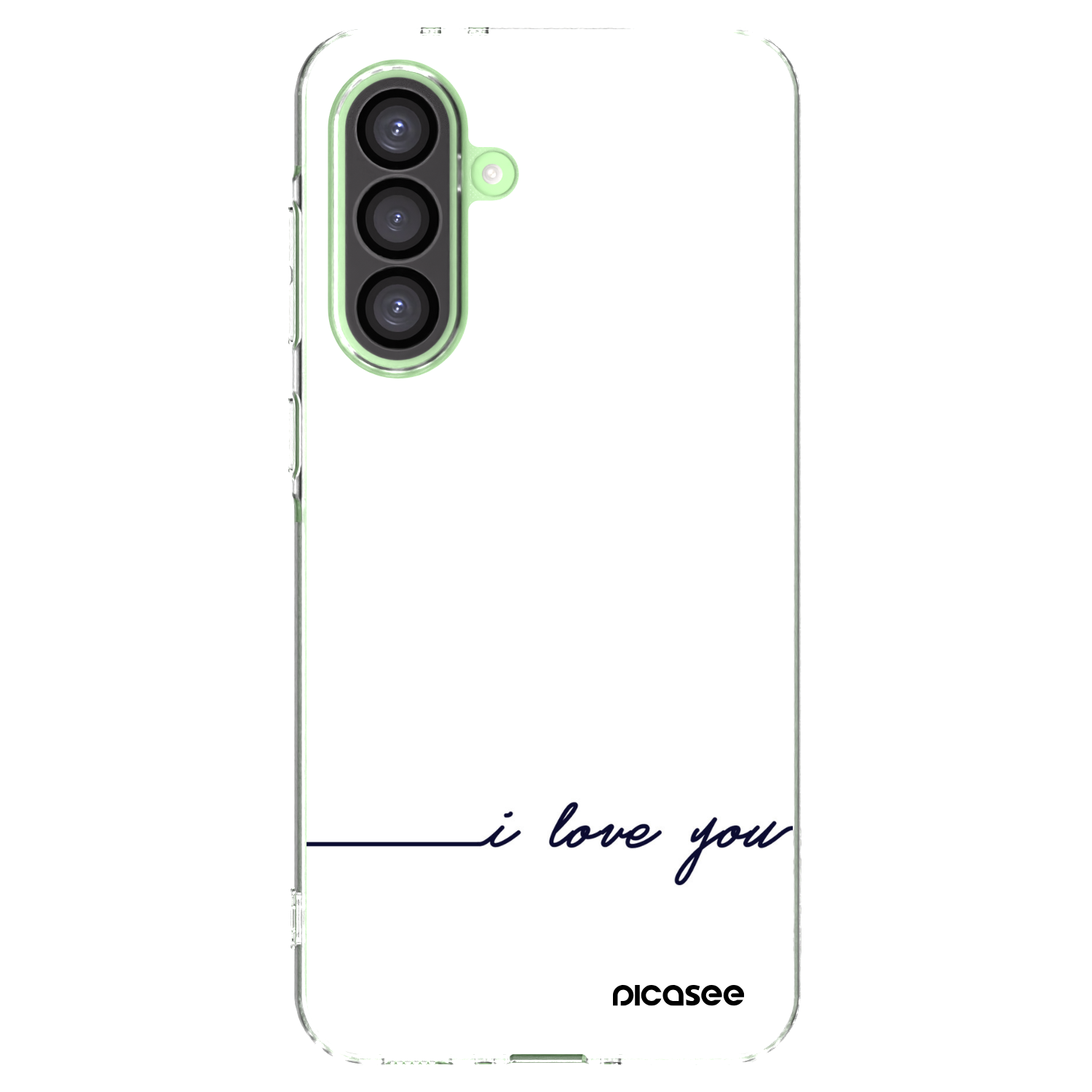 Picasee Samsung Galaxy A26 5G A266B Hülle - Transparentes Silikon - Ich liebe dich