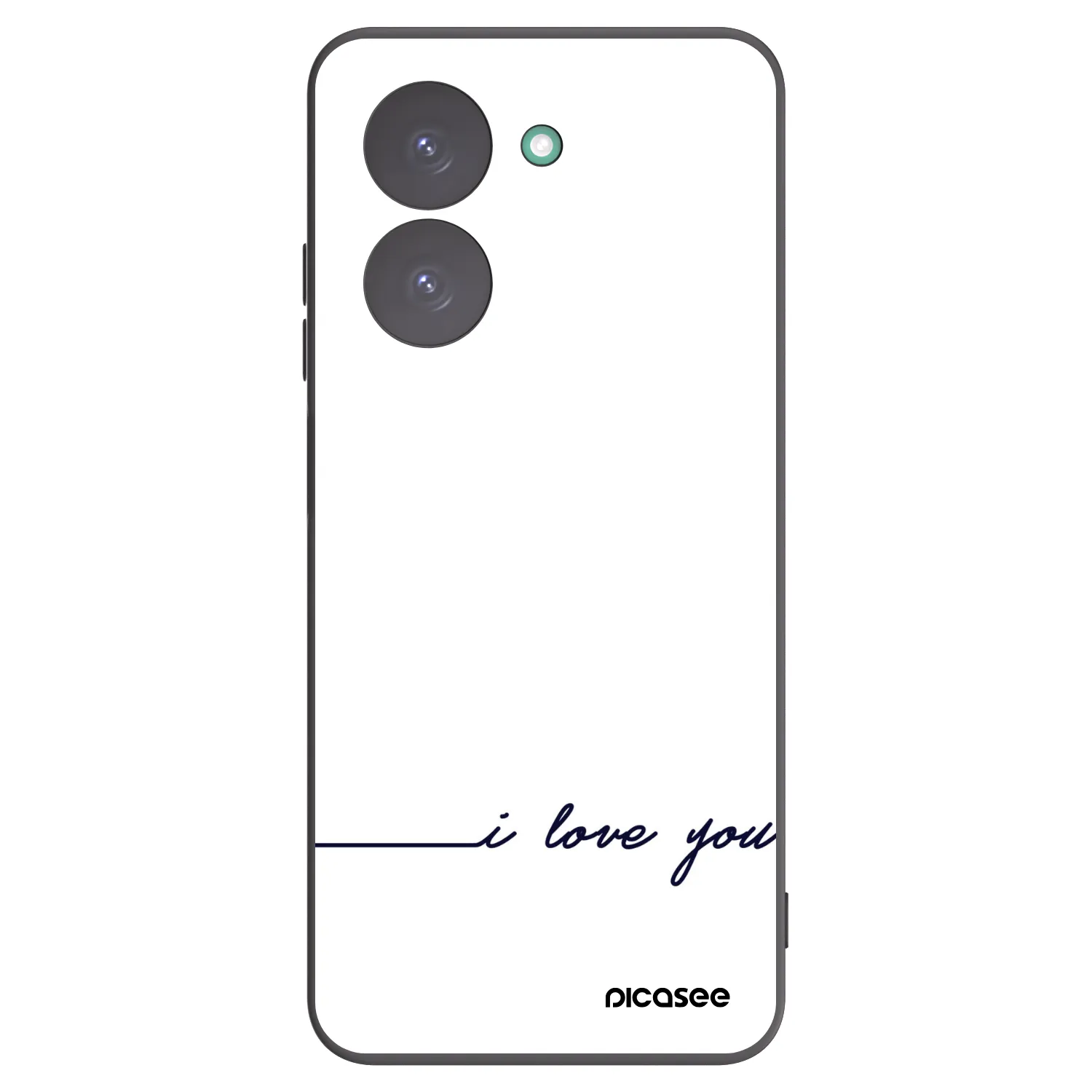Picasee Xiaomi Redmi A5 Hülle - Schwarzes Silikon - Ich liebe dich
