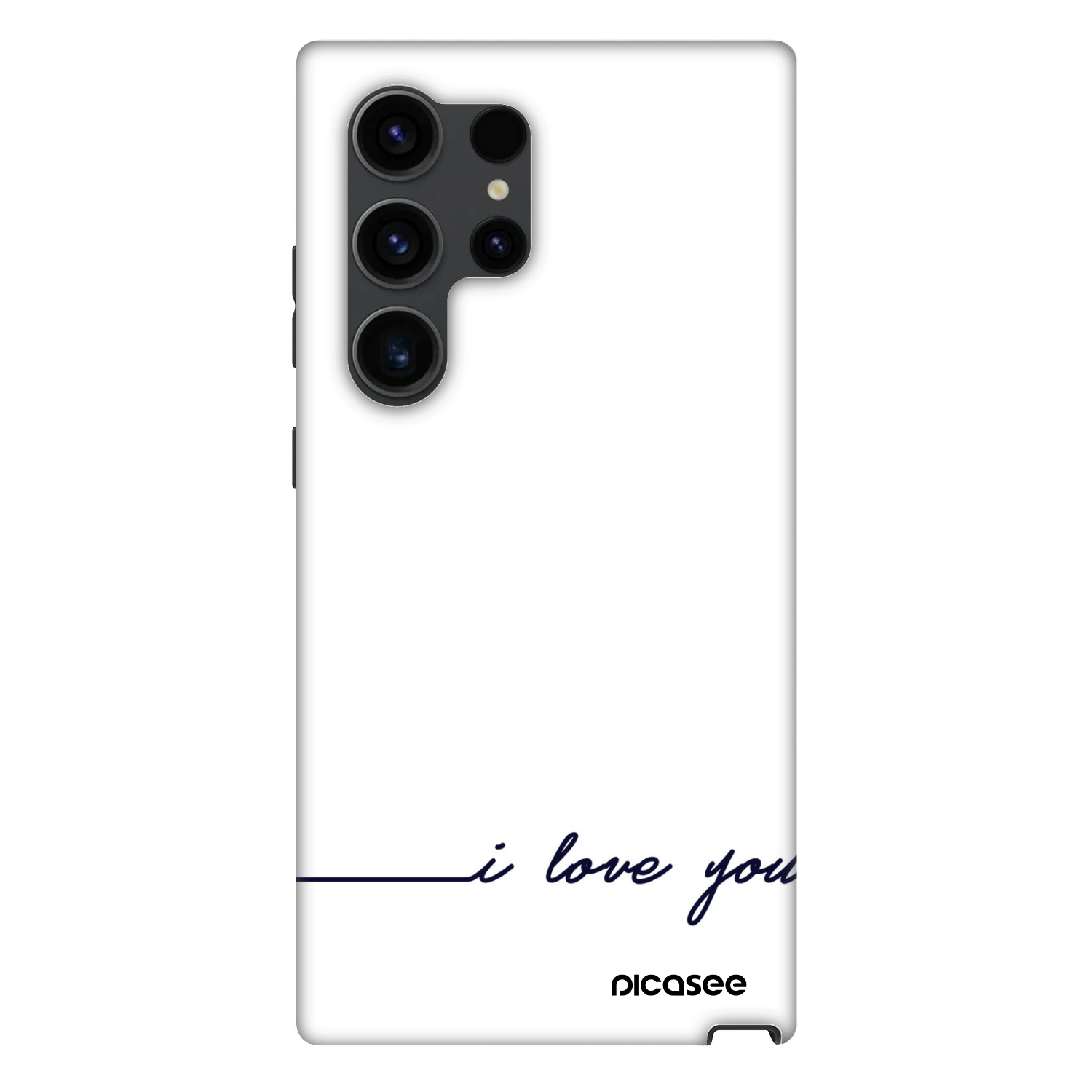 Picasee Fashion Case PowerShare pro Samsung Galaxy S24 Ultra S928B 5G - Ich liebe dich