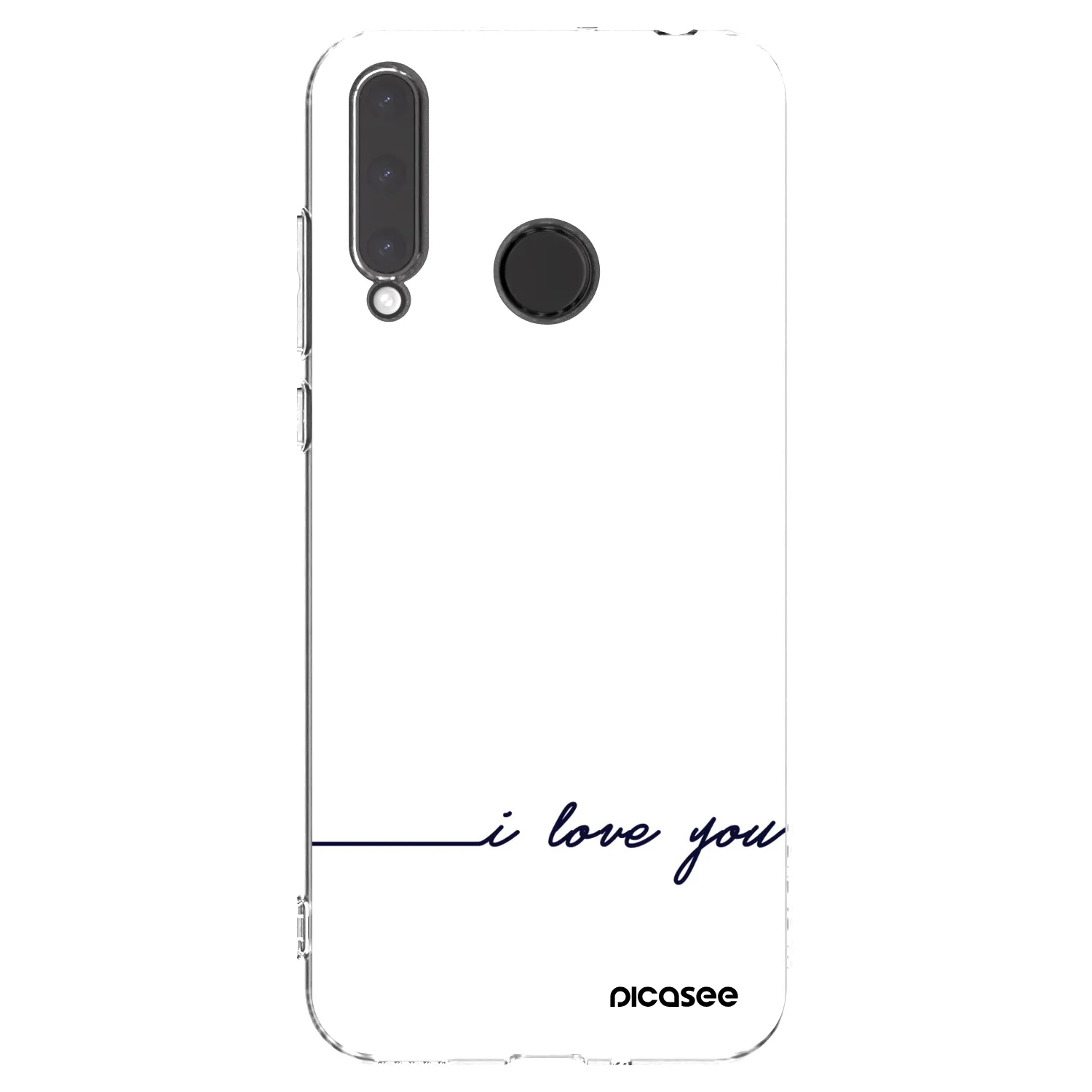 Picasee Honor 20 Lite Hülle - Transparentes Silikon - Ich liebe dich