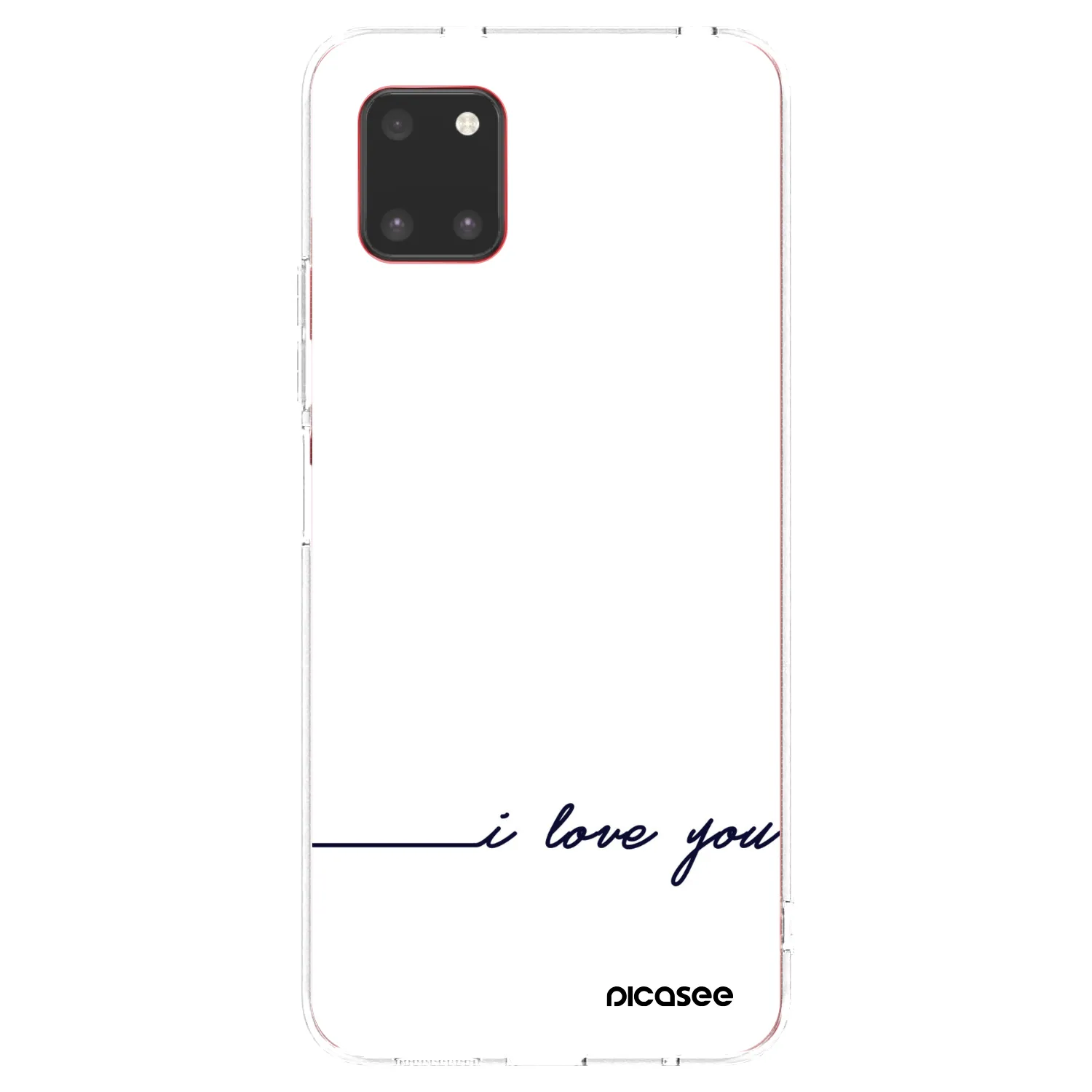 Picasee Samsung Galaxy Note 10 Lite N770F Hülle - Transparentes Silikon - Ich liebe dich