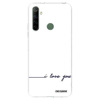 Picasee Realme 6i Hülle - Transparentes Silikon - Ich liebe dich