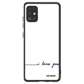 Picasee ULTIMATE CASE für Samsung Galaxy A51 A515F - Ich liebe dich