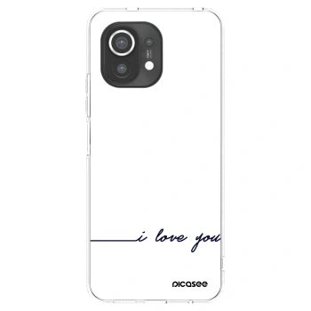 Picasee Xiaomi Mi 11 Hülle - Transparentes Silikon - Ich liebe dich