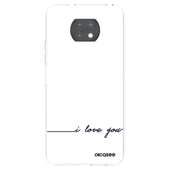 Picasee Xiaomi Redmi Note 9T Hülle - Transparentes Silikon - Ich liebe dich