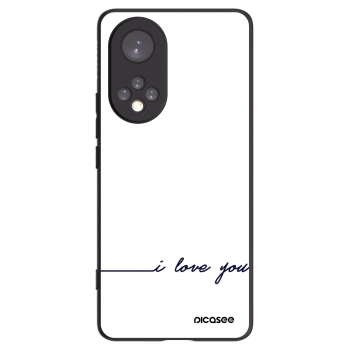 Picasee Huawei Nova 9 Hülle - Schwarzes Silikon - Ich liebe dich
