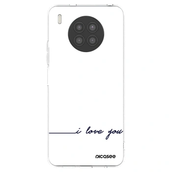 Picasee Huawei Nova 8i Hülle - Transparentes Silikon - Ich liebe dich
