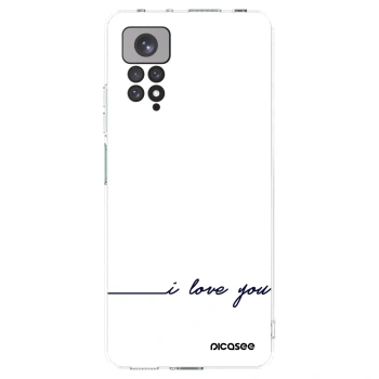 Picasee Xiaomi Redmi Note 11S 4G Hülle - Transparentes Silikon - Ich liebe dich