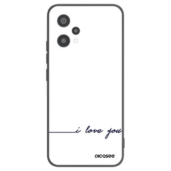 Picasee Realme 9 Pro 5G Hülle - Schwarzes Silikon - Ich liebe dich