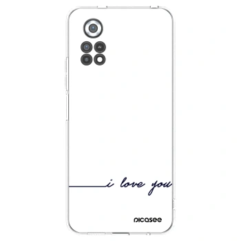 Picasee Xiaomi Poco X4 Pro 5G Hülle - Transparentes Silikon - Ich liebe dich