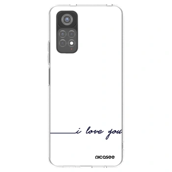 Picasee Xiaomi Redmi Note 11S 5G Hülle - Transparentes Silikon - Ich liebe dich