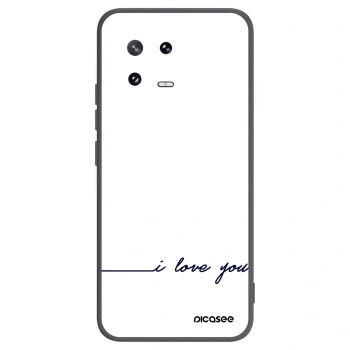 Picasee Xiaomi 13 Pro Hülle - Schwarzes Silikon - Ich liebe dich