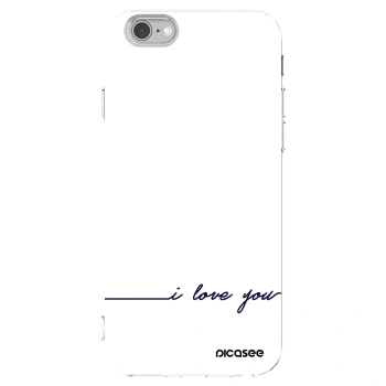 Picasee Apple iPhone 6/6S Hülle - Transparentes Silikon - Ich liebe dich