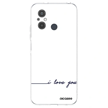 Picasee Xiaomi Redmi 12C Hülle - Transparentes Silikon - Ich liebe dich