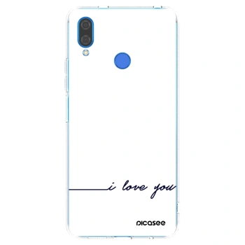 Picasee Huawei Nova 3 Hülle - Transparentes Silikon - Ich liebe dich
