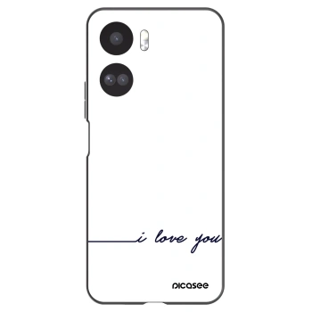 Picasee Honor 90 Lite 5G Hülle - Schwarzes Silikon - Ich liebe dich