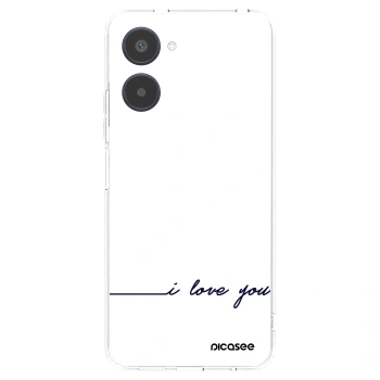 Picasee Realme 10 4G Hülle - Transparentes Silikon - Ich liebe dich