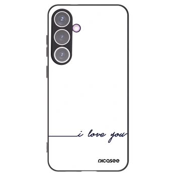 Picasee Samsung Galaxy S24+ S926B 5G Hülle - Schwarzes Silikon - Ich liebe dich
