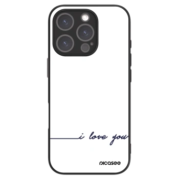 Hülle für Apple iPhone 16 Pro - Ich liebe dich