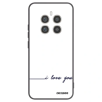 Picasee Realme 12 Pro 5G Hülle - Schwarzes Silikon - Ich liebe dich
