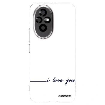 Picasee Honor 200 Pro 5G Hülle - Transparentes Silikon - Ich liebe dich