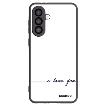 Picasee Samsung Galaxy A26 5G A266B Hülle - Schwarzes Silikon - Ich liebe dich