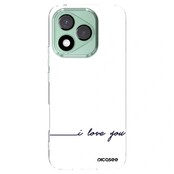 Picasee Honor 400 Lite 5G Hülle - Transparentes Silikon - Ich liebe dich