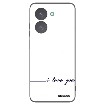 Picasee Xiaomi Redmi A5 Hülle - Schwarzes Silikon - Ich liebe dich