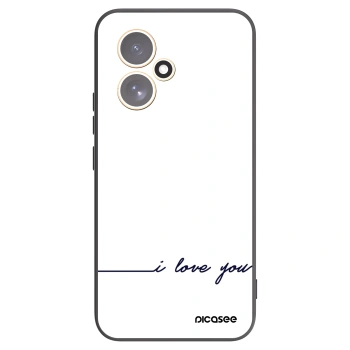 Picasee Honor 400 5G Hülle - Schwarzes Silikon - Ich liebe dich
