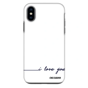 Hülle für Apple iPhone X/XS - Ich liebe dich