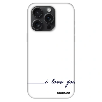 Hülle für Apple iPhone 15 Pro - Ich liebe dich
