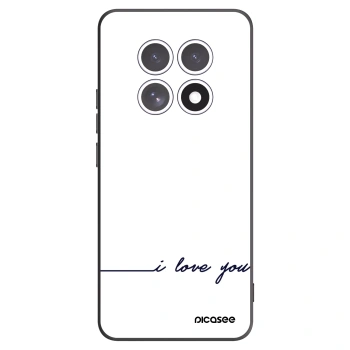 Picasee Xiaomi Redmi Note 15 Hülle - Schwarzes Silikon - Ich liebe dich