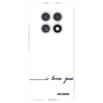 Picasee Xiaomi Redmi Note 15 Hülle - Transparentes Silikon - Ich liebe dich