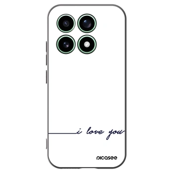 Picasee Xiaomi 17 Hülle - Schwarzes Silikon - Ich liebe dich