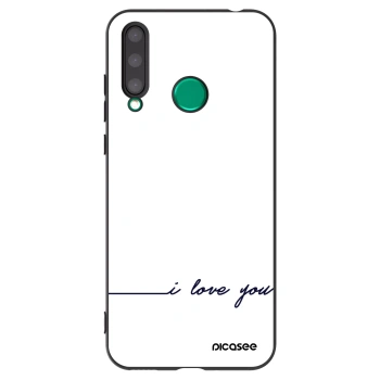 Picasee Honor 20 Lite Hülle - Schwarzes Silikon - Ich liebe dich