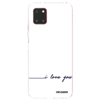 Picasee Samsung Galaxy Note 10 Lite N770F Hülle - Transparentes Silikon - Ich liebe dich